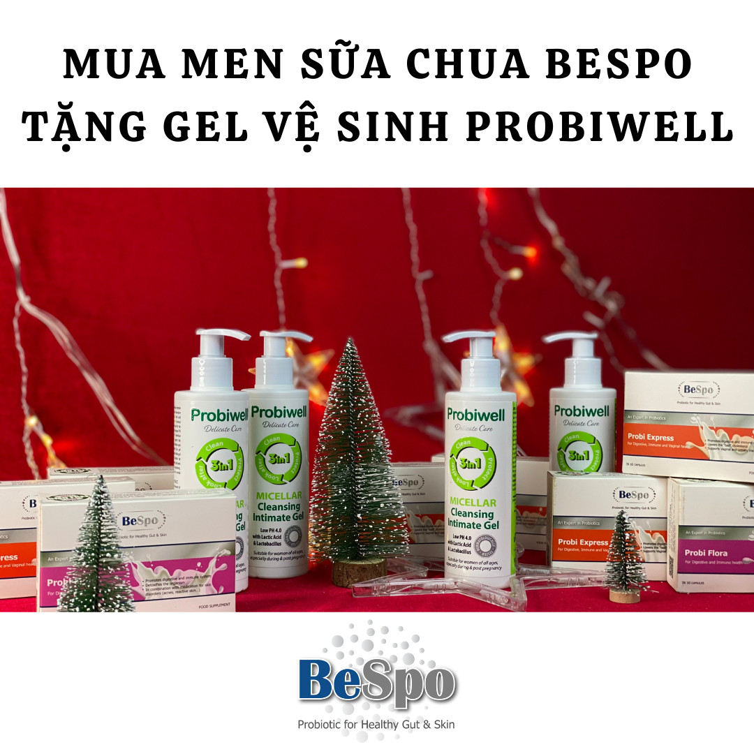 Mua men sữa chua BeSpo tặng Gel rửa vệ sinh Probiwell